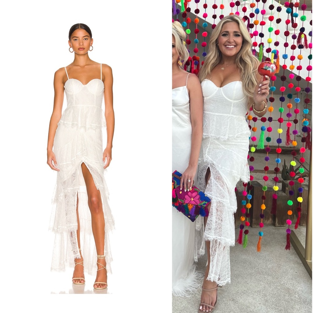 Majorelle Zelda Fitz Gown in Ivory